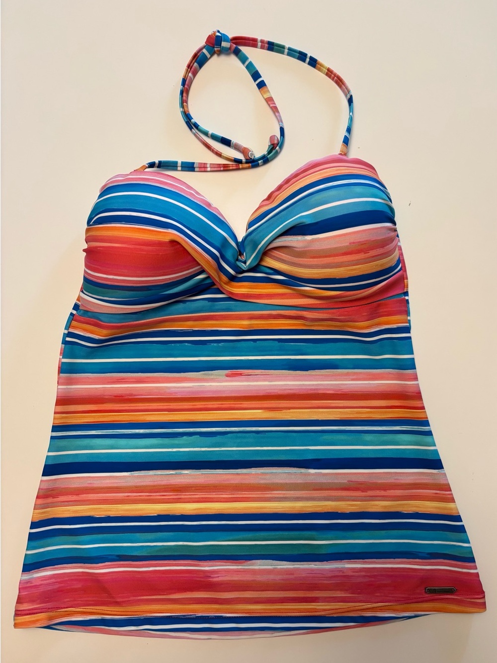 Rip Zone Colourful Striped Tankini Top